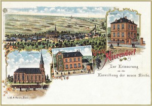 historische Postkarte Neuauflage © 2015 Heimat- und Bürgerverein Nierendorf e. V.